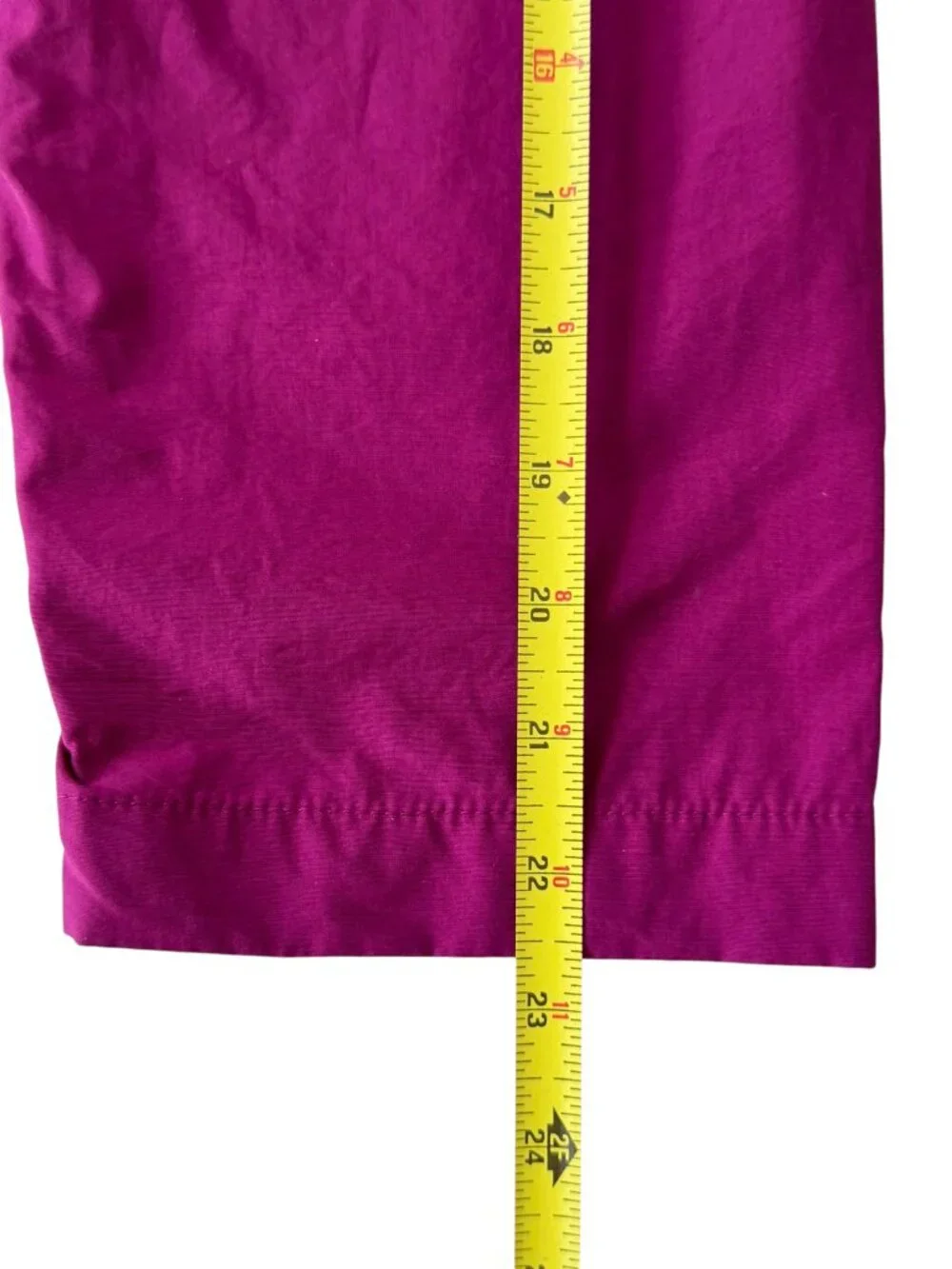 Eileen Fisher Organic Cotton Nylon Parka Anorak Rain Hooded Jacket Fuchsia M